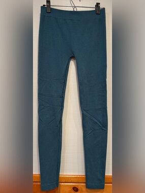 JUST ONE Dark Teal Performance Leggings Women's Size Medium